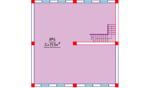 1-комнатная квартира 151 м²  1/1 этаж