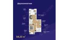 2-body.ApartmentCard.комнатная квартира 58.41 body.ApartmentCard.м²  2/2 body.ApartmentCard.этаж