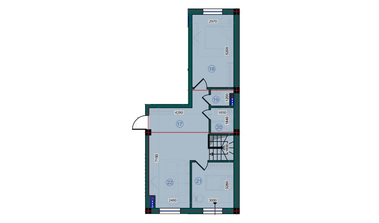 2-комн. квартира 66.2 м²  6/7 этаж | Жилой комплекс Bristol