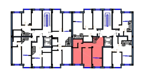 2-xonali xonadon 69.5 m²  2/9 qavat | FLORYA RESIDENCE Turar-joy majmuasi