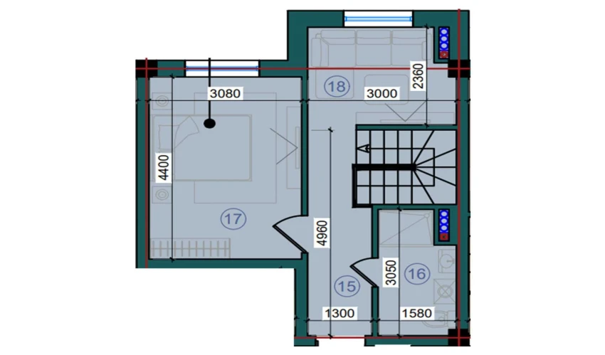 1-комнатная квартира 75.6 м²  7/7 этаж | Жилой комплекс Bristol