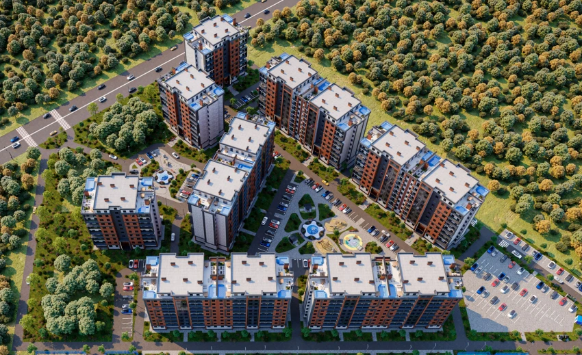 1-комнатная квартира 39.85 м²  5/5 этаж