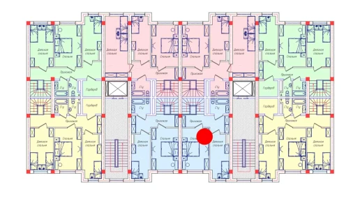 2-xonali xonadon 46.1 m²  8/8 qavat