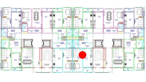 1-комнатная квартира 56.68 м²  14/16 этаж | Жилой комплекс UCHTEPA CITY