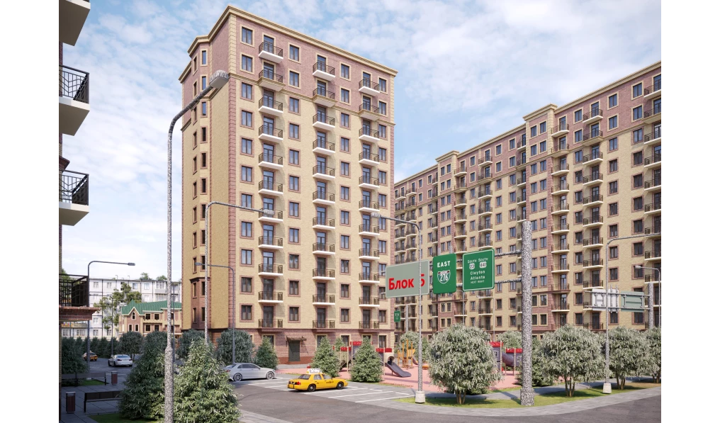 4-комнатная квартира 107.5 м²  2/2 этаж