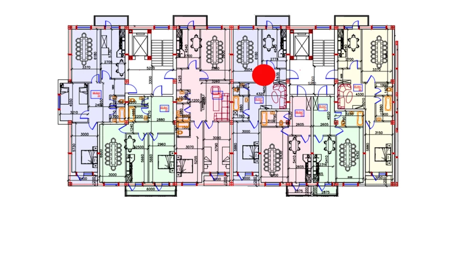 2-xonali xonadon 88.4 m²  5/5 qavat