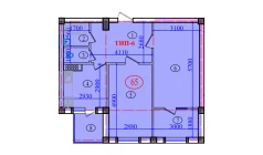 2-комн. квартира 73.2 м²  5/9 этаж | Жилой комплекс Orzular