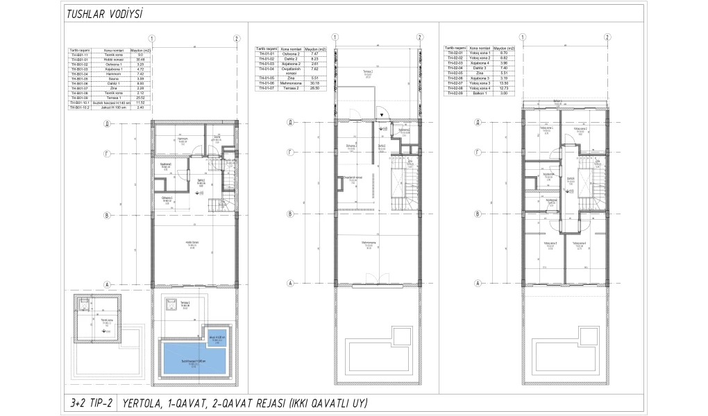 5-xonali xonadon 217.592 m²  1/1 qavat