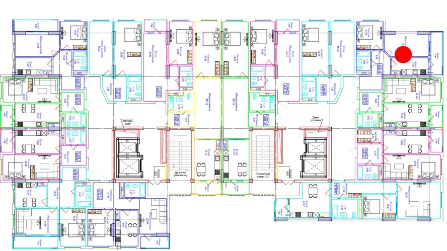 2-комнатная квартира 50.64 м²  1/1 этаж