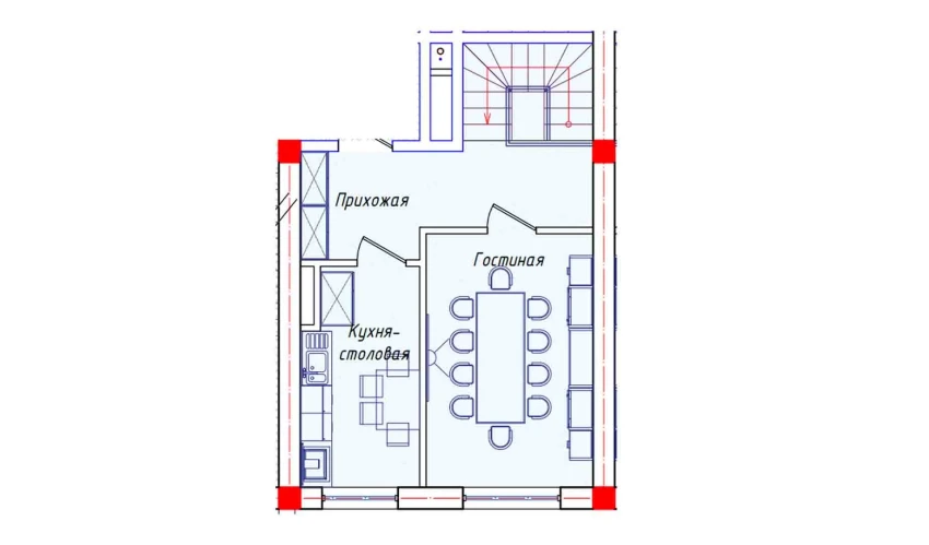 3-комнатная квартира 100.5 м²  1/8 этаж | Жилой комплекс STAR HOUSE RESIDENCE