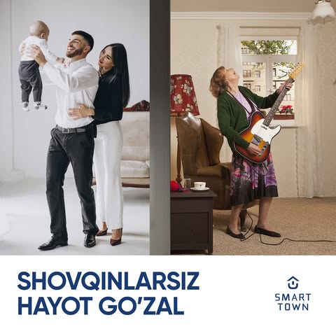 Shovqinlarsiz hayot – yanada go’zal!

🏙 Smart Town majmuasida xonadon egalari ortiqcha shovqinlar-u, yoqimsiz mashina tovushlari haqida butkul unutishlari mumkin! 

🔝Yuqori sifatli xom-ashyolardan qurilayotgan xonadonlarimizning qalin devorlari hattoki qo’shningiz uyida bazm bo’lsa ham, shovqinlarning sizga eshitilmasligini ta’minlaydi!

Smart Town – orzularingiz ushaladigan xonadonlar💫

📞Call-center: 95 601 88 88

📍Manzil: Toshkent Sergeli tumani, Qo’yliq 7-mavze.
➖➖➖
Жизнь без шума – прекрасней!

🏙 В жилом комплексе 
Smart Town хозяева квартир могут полностью забыть о лишних шумах и неприятных звуках машин! 

🔝Прочные стены наших квартир, построенных из высококачественного сырья, гарантируют, что даже если в доме соседа будет вечеринка, шум не будет мешать вам!

ЖК Smart Town – тут сбываются все ваши мечты💫

📞Call-center: 95 601 88 88

📍Адрес: Ташкент Сергелийский район, Куйлик 
7- квартал