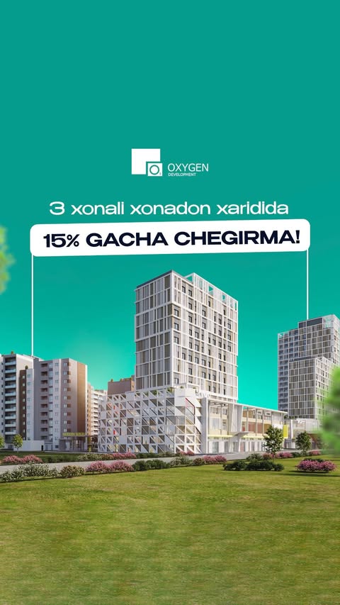 Oxygen Development kompaniyasining “Modern Sergeli” loyihasida 3 xonali xonadon xaridida 15% gacha chegirmani qo’lga kiriting!!!

Ba’tafsil ma’lumot uchun : 78-555-24-24