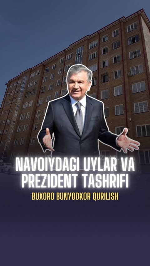 🇷🇺 Уважаемый призидент Шавкат Миромонович посетил наш комплекс новостроек.
Радость на лице главы нашего государство и доверительная речь в наш адрес вдохновила нас ещё больше! 
И призидент отметил что в будущем он от нас ждёт еще больше инновационных идей и мы стараемся строить благоустройственные качественные жилые дома для наших соотечественников!👷‍♂️
*******************************************
🇺🇿 Хурматли призидентимиз Шавкат Миромонович биз кураётган уйларни куриб таърифлар бердилар.Келажакда мана шундай куркам иншоотларни халкка куриб беришимизга бизни илхомлантириб кетдилар! .
.
.
.
@mirziyoyev_sh 
#buxoro_bunyodkor_qurilish 
#shavkatmiromonovichmirziyoyev