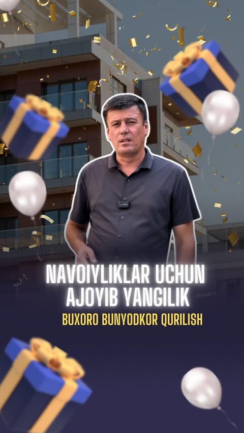 Yangi uyga ega bo‘lishni rejalashtiryapsizmi? Aynan hozir aksiya davomida orzuyingizdagi uyga ega bo‘lish imkoniyati!

🔑 Uylarimiz zamonaviy va qulay, shaharning eng yaxshi hududlarida joylashgan. Faqat cheklangan vaqt davomida maxsus chegirmalar va qulay to‘lov shartlari bilan!

🏠 Tezda murojaat qiling va aksiya imkoniyatini qo‘ldan boy bermang!

📲 Qo‘shimcha ma’lumot uchun biz bilan bog‘laning:
+998 ( 91) 401 71 17
+998 (93 ) 383 44 43

#UySotuv #Aksiya #YangiUy #Investitsiya #OrzuUy #TezdaBog‘laning #Chegirma”