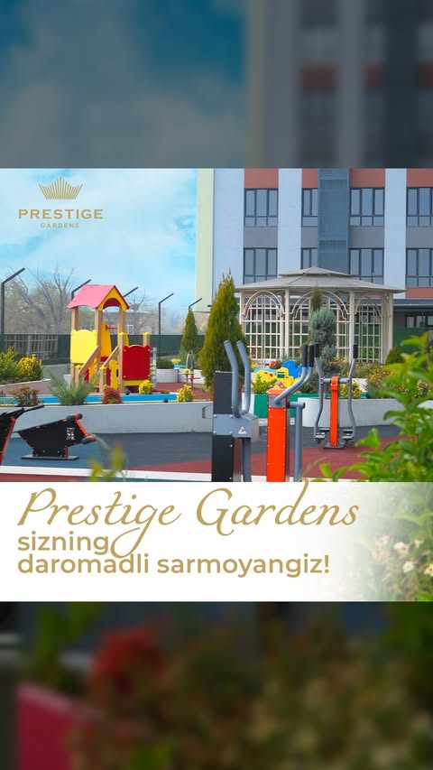 Prestige Gardens — ваш прибыльный капитал!

🏢 Хотите приобрести квартиру и получать доход? Современные квартиры, расположенные на улице Шота Руставели Яккасарайского района, ждут вас!

✔️ Стабильный пассивный доход;
✔️ Готовая инфраструктура и кадастр;
✔️ Если вам нужен жилой комплекс с удобным расположением, свяжитесь с нами!

🏨 С Prestige Gardens вы не только получите дом, но и заработаете! Инвестируйте правильно и получайте прибыль!

Для получения подробной информации свяжитесь с нами:
📞 +998 97 305 77 77
—
Prestige Gardens — sizning daromadli sarmoyangiz!

🏢 Ham xonadon xarid qilishni, ham daromadga ega bo‘lishni xohlaysizmi? Yakkasaroy tumani, Shota Rustaveli ko‘chasida joylashgan zamonaviy xonadonlar sizni kutmoqda! 

✔ Barqaror passiv daromad; 
✔ Tayyor infratuzilma va kadastr; 
✔ Qulay joylashuvga ega turar-joy majmuasi kerak bo‘lsa,  bizga bog‘laning! 

🏨 Prestige Gardens bilan nafaqat uyga ega bo‘lasiz, balki daromad ham qilasiz! To‘g‘ri sarmoya qiling va foyda oling!

Batafsil ma’lumot olish uchun biz bilan bog‘laning:
📞 +998 97 305 77 77