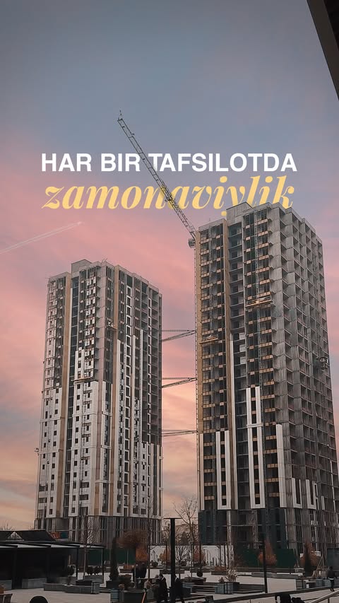 Saf Towers — shinam hayot uchun mukammal tanlov! 

Zamonaviy texnologiyalar, qulay joylashuv, obodonlashtirilgan hudud va barcha qulayliklar siz uchun. Bu yerda har bir kuningiz maxsus bo‘ladi.

📞 Sotuv bo‘limi: +998 78 113 98 82
🌐 Sayt: www.saftowers.uz

__________

Saf Towers — идеальный выбор для комфортной жизни! 

Современные технологии, удобное расположение, благоустроенная территория и все удобства для вас. Здесь каждый ваш день будет особенным.

📞Отдел продаж: +998 78 113 98 82
🌐 Сайт: www.saftowers.uz