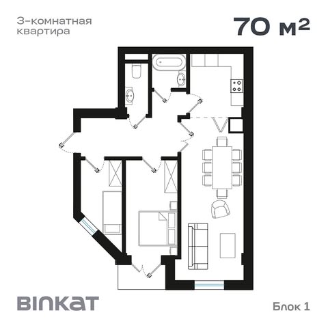 3-х комнатная квартира 70 м² в 1 блоке в ЖК “Binkat” 

▪️Кирпичный дом
▫️Развитая инфраструктура 
▪️Двухконтурный котел и радиаторы в каждой квартире
▫️Высота потолка 3.20м

👩🏻‍💼Tg: binkat_sales
📞958500050
📞958000050

💵Оплата производится в национальной валюте по курсу ЦБ РУзб на момент оплаты
 
📍Яккасарайский район, ул. Ш.Руставелли 2 (Ориентир «Братские могилы», отель «Кумуш»)

_

«Binkat» turar-joy majmuasida 70 m² 3 xonali kvartira.

▪️G’ishtli uy
▫️Rivojlangan infratuzilma
▪️Ikki devirli qozon va radiatorlar
▫️Shift balandligi 3.20m

👩🏻‍💼Tg: binkat_sales
📞958500050
📞958000050

💵Toʻlov Oʻzbekiston Respublikasi Markaziy bankining toʻlov vaqtidagi kursi boʻyicha milliy valyutada amalga oshiriladi.

📍 Yakkasaroy tumani, «Sh.Rustaveli 2» ko‘chasi (mo‘ljal: «Братские могилы», «Kumush» mehmonxonasi)