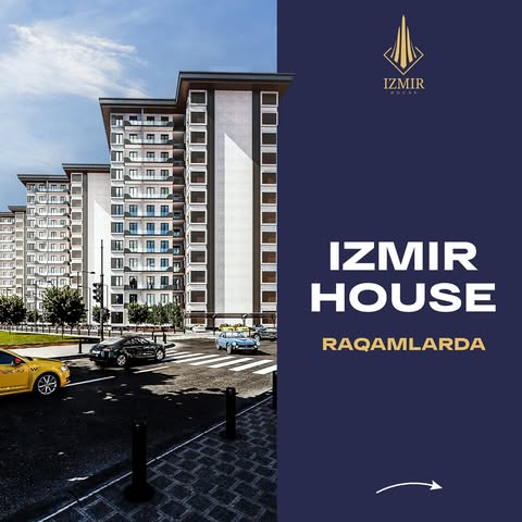 🤩 Keling, “Izmir House” turar joy majmuasini raqamlarda koʻrib chiqamiz:
 • 3 gektar yer maydoni;
 • 13 ta blok;
 • 25 ta kirish yoʻlagi;
 • 1392 ta xonadon;
 • 5 ta bolalar maydonchasi;
 • 2 qavatli avtoturargoh.

😊 Bularning barchasi — sizning qulayligingiz va farovonligingiz uchun!
“Izmir House” bilan hayotingizni yangilang va har bir kuningizdan zavqlaning!

📞 950616666 | 995853333
📞 950716666 | 995653333

➖➖➖➖➖➖➖➖➖➖

🤩 Давайте посмотрим ЖК "Izmir House" в цифрах. 

- 3 гектара площади;
- 13 блоков;
- 25 подъездов;
- 1392 квартир; 
- 5 детских площадок; 
- 2 этажная автопарковка.

😊 Все это — для вашего комфорта и удобства!
Выбирайте жизнь в “Izmir House” и наслаждайтесь каждым днем.

📞 950616666 | 995853333
📞 950716666 | 995653333