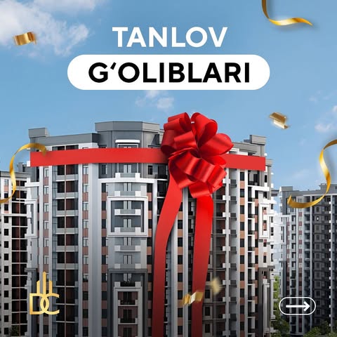 🎉 Do’mbirobod City aksiyasining g’oliblari aniqlandi!

📍 Jonli efirda:
- 10ta Umra safari
- 10ta sayohat yo‘llanmasi
- Va albatta, 1 ta xonadon g‘olibi aniqlab olindi!

Quyidagi ro‘yxatda omad egalarini topishingiz mumkin. 💫

Tabriklaymiz va barcha qatnashganlarga minnatdorchilik bildiramiz!

‼️G‘oliblarni esa “Do’mbirobod City” sotuv bo’limimizda kutamiz 

Do’mbirobod City – omadni tanlang!