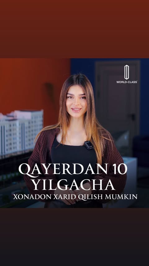 Premium xonadonlar uchun 10 yillik muddatli to’lov 🤩

💥 “World Class Houses” kompaniyasining “Oltintepa” turar-joy majmuasidan 10 yillik muddatli to’lov asosida xonadon xarid qiling va oilangiz bilan farovon hayot kechiring.

Xonadonlarni 10 yillik muddatli to’lov asosida rasmiylashtirish uchun izohlarda “+” qoldiring ⬇️

📞 77-707-70-55 
📞 77-707-70-44

➖➖➖➖➖

10-летний срок оплаты за апартаменты премиум-класса 🤩

💥 Приобретайте квартиру в компании “World Class Houses” ЖК “Oltintepa”, с возможностью рассрочки на 10 лет и наслаждайтесь комфортной жизнью всей семьей.

Оставьте символ “+” в комментариях, чтобы оформить квартиру в рассрочку на 10 лет ⬇️

📞 77-707-70-55 
📞 77-707-70-44