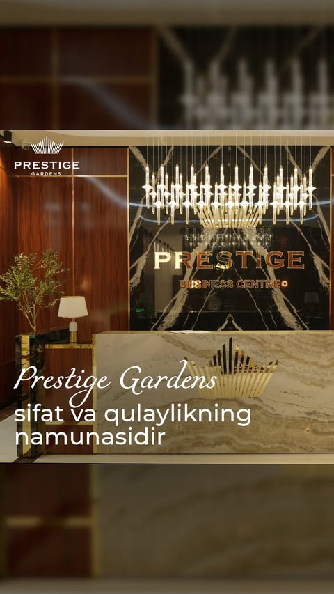 У нас работают лучшие специалисты 🔥

🏢 Prestige Gardens — это идеальное жилое пространство, созданное Zaytun Group, где сочетаются качество и комфорт. Наши масштабные проекты, такие как Modera и Kazakhstan, являются ярким подтверждением нашего опыта и доверия клиентов.

✅ Просторные территории, современный дизайн и тщательно продуманная инфраструктура — всё создано для того, чтобы ваша жизнь стала ещё удобнее. Узнайте больше о доме вашей мечты.

📞 Свяжитесь с нами для подробной информации:
+998 97 305 77 77
—

Bizda kuchli mutaxassislar ish olib boradi 🔥

🏢 Prestige Gardens – Zaytun Group tomonidan yaratilgan, sifat va qulaylikni birlashtirgan mukammal yashash hududi. Modera va Kazakhstan kabi yirik loyihalarimiz ishonch va tajribamizning yorqin tasdig‘idir.

✅ Keng maydonlar, zamonaviy dizayn va puxta rejalashtirilgan infratuzilma – barchasi hayotingiz yanada qulay bo‘lishi uchun yaratilgan. Siz orzu qilgan shinam makon haqida ma’lumot oling. 

Batafsil ma’lumot olish uchun biz bilan bog‘laning:
📞 +998 97 305 77 77