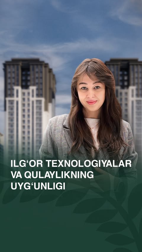 SAF Towers – bu ilg‘or texnologiyalar va qulaylikning mukammal uyg‘unligi! 🏡

Bizning tolali beton devorlarimiz qishda issiqlikni, yozda esa salqinlikni saqlaydi hamda sukunatni ta’minlaydi.
Chidamlilik, energiya samaradorligi va yuqori sifat SAF Towers’ni o‘nlab yillar davomida ishonchli tanlovga aylantiradi!

Kelajakdagi uyingiz sizning qulayligingiz uchun yaratilganligiga ishonch hosil qiling.
Bugun qo‘ng‘iroq qiling va biz bilan ko‘rishga ro‘yxatdan o‘ting:
📞 +998 78 113 98 82
🌐 saftowers.uz

———

SAF Towers - это сочетание передовых технологий и уюта. 🏡

Наши стены с фибрабитоном сохраняют тепло зимой, прохладу летом и обеспечивают тишину.
А прочность, долговечность и энергоэффективность делают SAF Towers выбором на десятилетия!

Убедитесь, что ваш будущий дом создан для вашего удобства!
Звоните прямо сейчас и запишитесь на просмотр.
📞 +998 78 113 98 82
🌐 saftowers.uz