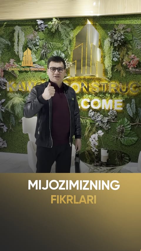 Xaridingiz uchun rahmat!

🌇 “Kamol Construction” qurilish kompaniyasi hamyonbop narxlari va o’zining ko’plab afzalliklari bilan yurtdoshlarimiz tanloviga aylanib bormoqda.

🤩 Biz yurtdoshlarimizning orzusini ro’yobga chiqarayotganimizdan xursandmiz. Zamonaviy dizayn, qulay infratuzilma hamda har tomonlama xavfsiz va ishonchli tanlovingiz uchun tashakkur.

📞 Batafsil ma’lumot uchun:
+998712005006

📍 Manzilimiz: Toshkent shahri, Qipchoq ko’chasi 1a.
Mo’ljal: 5-metro bekati (Chilonzor yo’li)

📍 Manzilimiz: Toshkent shahri, Do’stlik ko’chasi 2.
Mo’ljal: 12 avtopark

➖➖➖➖➖

Спасибо за покупку!

🌇 Строительный компании “Kamol Сonstuction “ становится выбором наших соотечественников благодаря доступным ценам и множеству преимуществ.

🤩 Мы рады, что мечта наших соотечественников сбывается. Благодарим вас за выбор современного дизайна, удобной инфраструктуры и полной безопасности и надежности.

📞 Для дополнительной информации:
+998712005006

📍Наш адрес: город Ташкент, улица Кипчака 1а.
Ориентиры: остановка метро 5 (дорога Чиланзор).

📍Наш адрес: город Ташкент, улица Достлик 2.
Ориентиры: 12 автостоянок