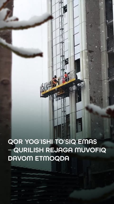 ❄️ Qor bizga to‘siq emas! 🚧

Bugun biroz qor yoqqan bo‘lsa-da, bu bizning qurilish sur’atimizni sekinlashtirmadi! 🏗
SAF Towers qurilish maydonida ishlar jadval bo‘yicha davom etmoqda va har kun sizni yangi, shinam uyingizga yaqinlashtirmoqda.

✨ Tez orada – sizning qulayligingiz, issiqlik va xavfsizlik yangi turar-joy majmuasida!

Batafsil ma’lumot olish va ko‘rishga yozilish uchun qo‘ng‘iroq qiling!

📞 +998 78 113 98 82
🌐 saftowers.uz

———

❄️ Снег нам не помеха! 🚧 

Сегодня был немного снежный день, но это никак не замедлило наш строительный ритм! 🏗
Работы на площадке SAF Towers идут по графику, и каждый день приближает нас к моменту, когда вы сможете заселиться в свой новый уютный дом. 

✨ Совсем скоро – ваш комфорт, тепло и безопасность в новом жилом комплексе! 

Звоните, чтобы узнать подробности и записаться на просмотр!

📞 +998 78 113 98 82
🌐 saftowers.uz